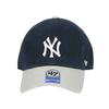 47 Brand Cap Kids Major League Детская бейсболка с логотипом Low Cap Бейсболка для мальчиков и девочек Бренд Двухцветный цвет NY NEW YORK YANKEES New York Yankees Navy x