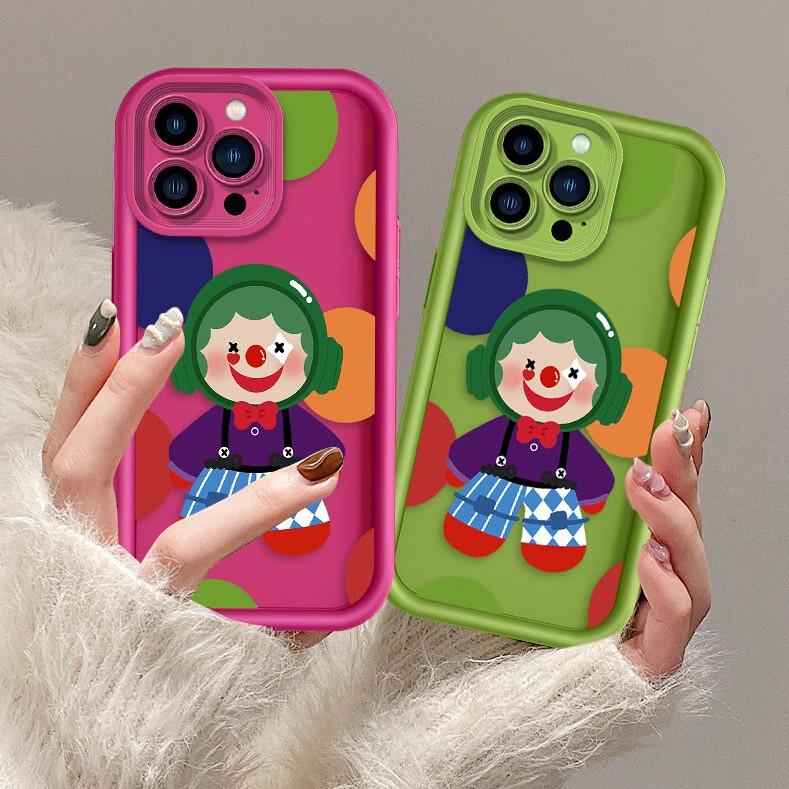 IPhone 16 Case for IPhone 16 Pro, Protective Cover with Painted Creative Design And Shockproof Protection Green Humor]