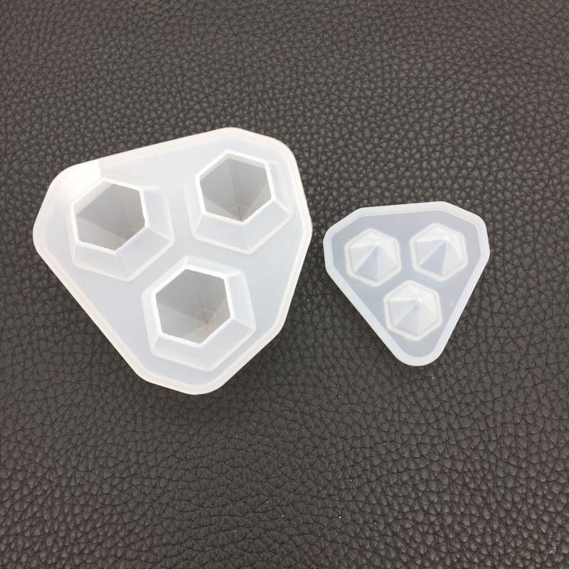1 шт. мини-ромбовидная силиконовая форма «сделай сам», ручная работа для ювелирных аксессуаров, белая форма для декора торта, кухонные принадлежности