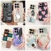 For Honor X7c 4G Case ALT-LX2 Shockproof Cover Sweet Girls Love Heart Soft Liquid Silicone Phone Cases For Honor 200 Smart Coque
