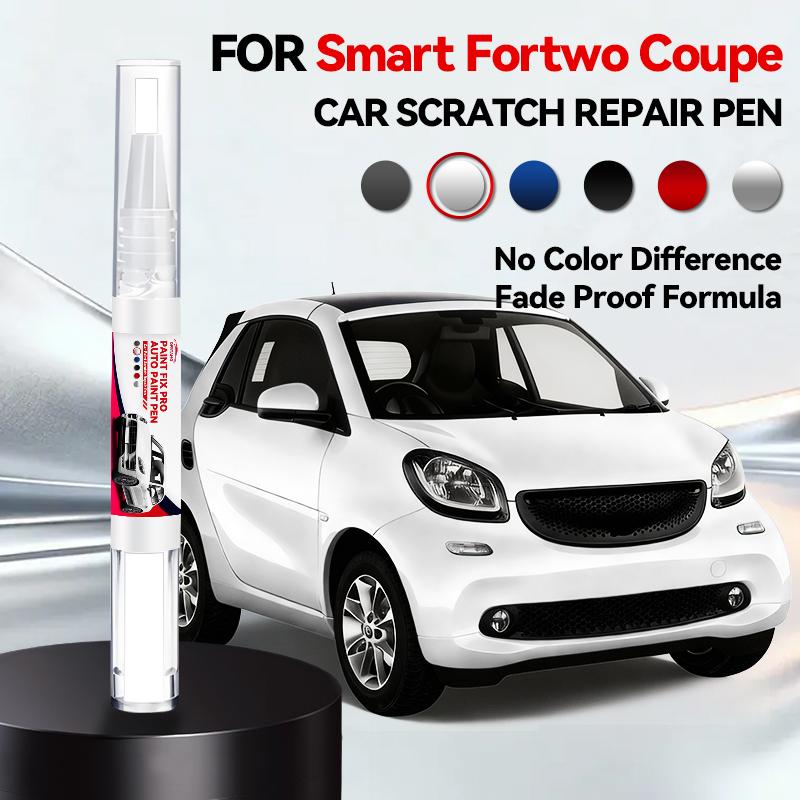 For Smart Fortwo Coupe Paint Repair Pen Touch Up Scratch Remover DIY Auto Accessories Black Cool Silver Orange Moon White Grey