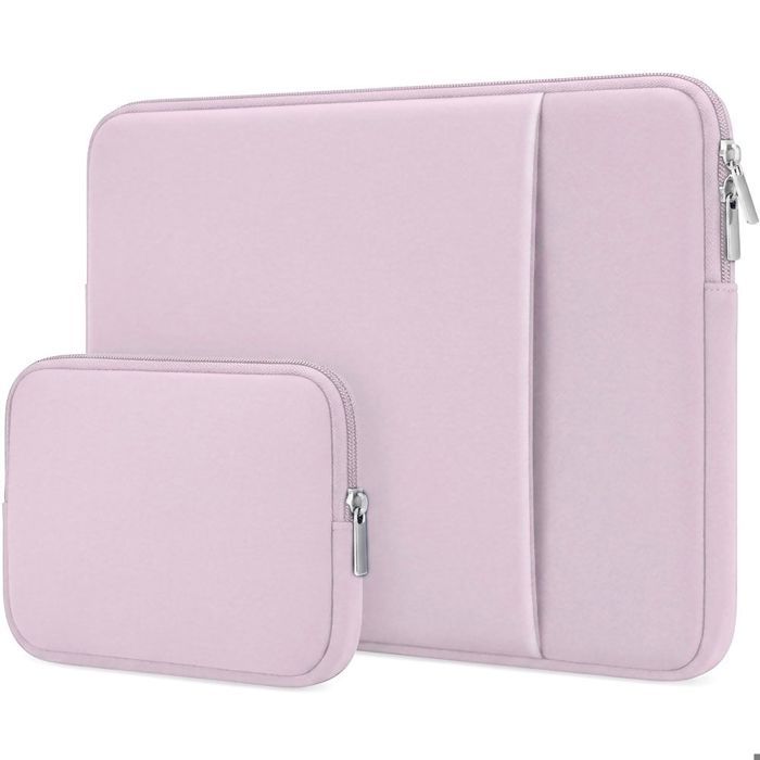 Housse Ordinateur Portable 13 Pouces avec Pochette, pour MacBook Air 13 M5 M4 M3 M2 M1 - Violet