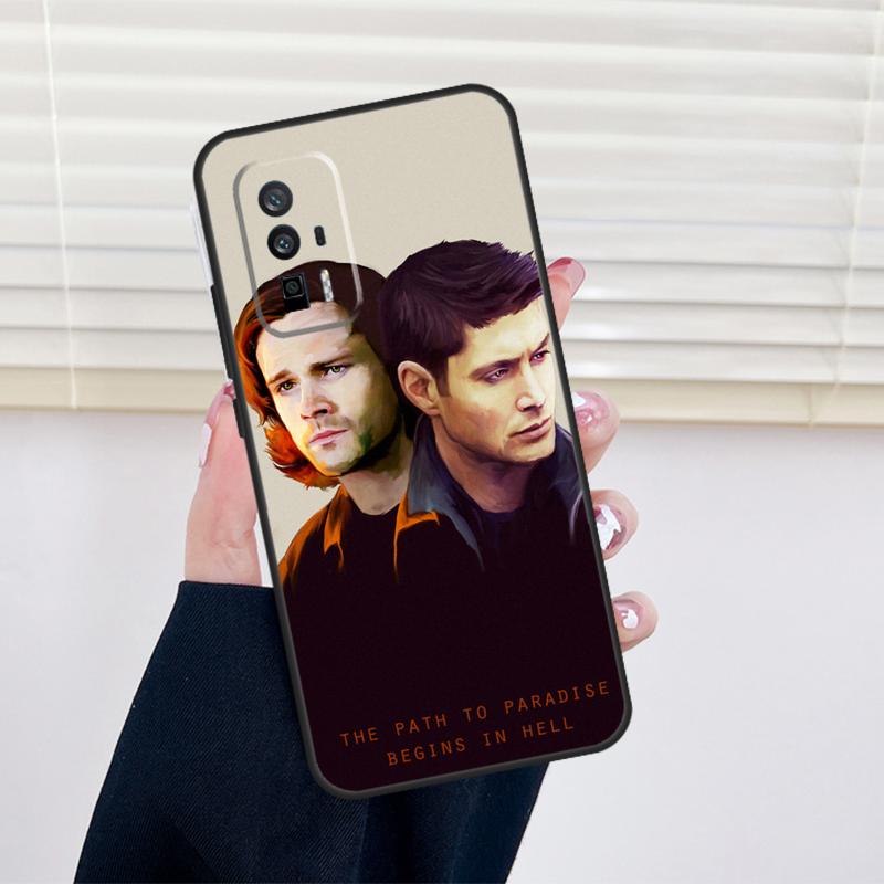 СУПЕРНАТУРАЛНЫЕ СЭМ ДИН КЭСТИЭЛ Чехол для Xiaomi 14T Pro 11T 12T 13T 13 14 15 Ultra POCO X6 X7 Pro X3 X5 F5 F6 M6 Pro Чехол