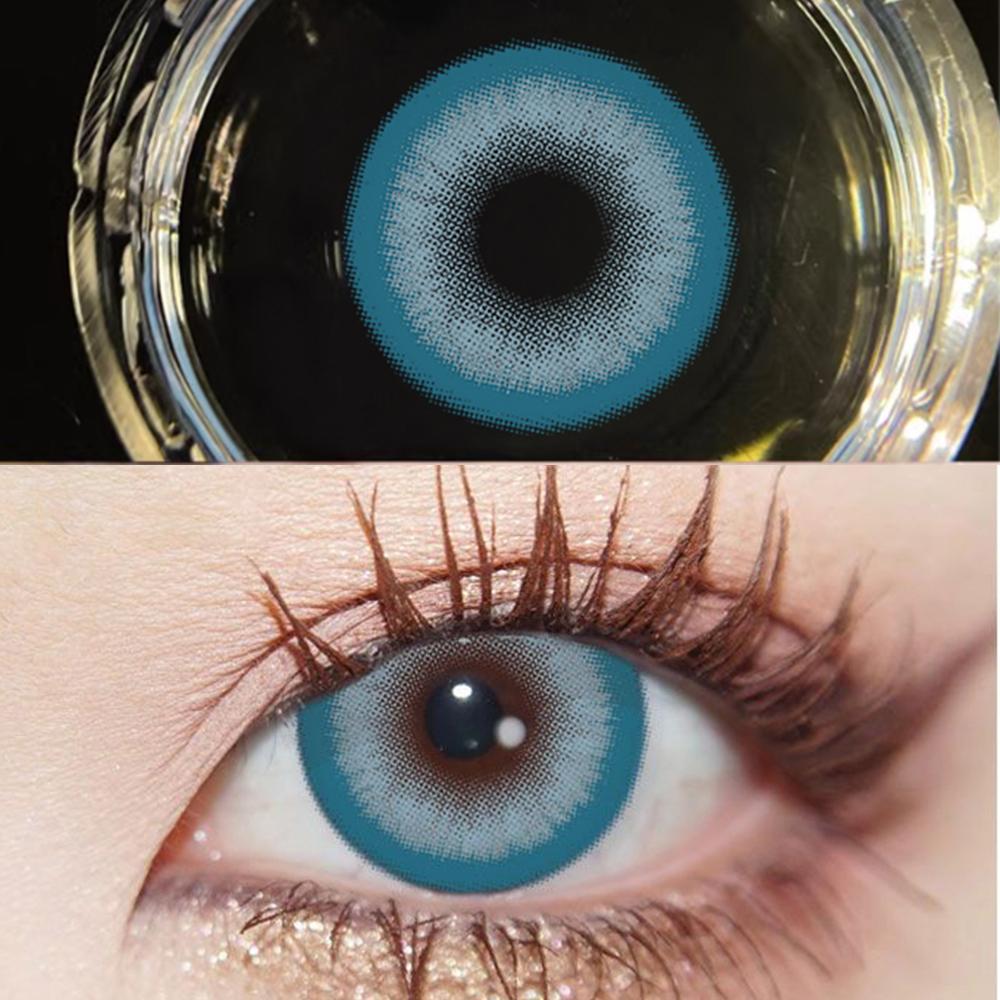 Градуированные цветные контактные линзы JeweLens 2 шт. Аниме Косплей