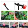 10/50pcs Adjustable Drip Irrigation Sprinklers, 1/4'' Micro Drippers for Watering System, Emitter for Garden Plants