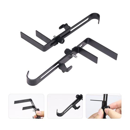 Рождественский крючок для чулка Сверхпрочный металлический крючок Держатель для чулка на каминной полке Регулируемый крючок для рождественской гирлянды для украшения дома, каминной полки, вечеринки