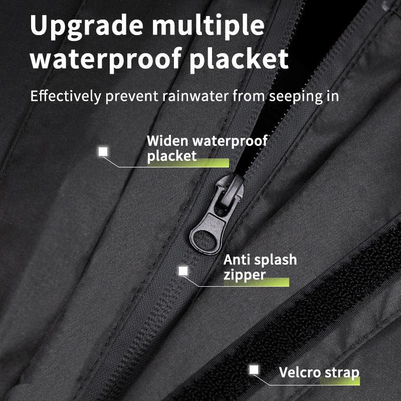 Motor Air 2025 Newest Motorcycle Rider Raincoat Split Type Riding Rainy Suit 2pcs/Set Breathable Deep Rainproof Upgraded Version