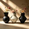 Ваза ceramic ретро в стиле Ваби-Саби: Винтажный китайский стиль для гостиной или чайной комнаты
