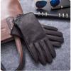 Winter Gloves Men Genuine Leather Sheepskin for Adult Warm Winter Deerskin Gloves Christmas Gift Men's Sheepskin Gloves