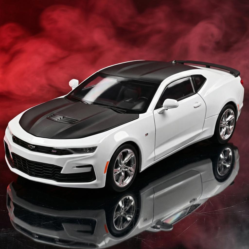 1:18 Chevrolet Camaro RS Supercar Alloy Metal Diecast Model Car High Simulation Home Trendy Ornaments Collection Hobby Gifts Toy