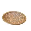 Imitation Bamboo Plate Round Smooth Edges Easy To Clean High Temperature Resistant Plate Hand Woven SnacksTray