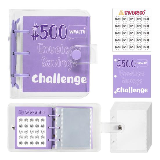 25 конвертов, экономия денег, мини-книга-планшет, экономия денег, чтобы сэкономить 150/300/500/1000 долларов для домашнего офиса, школы