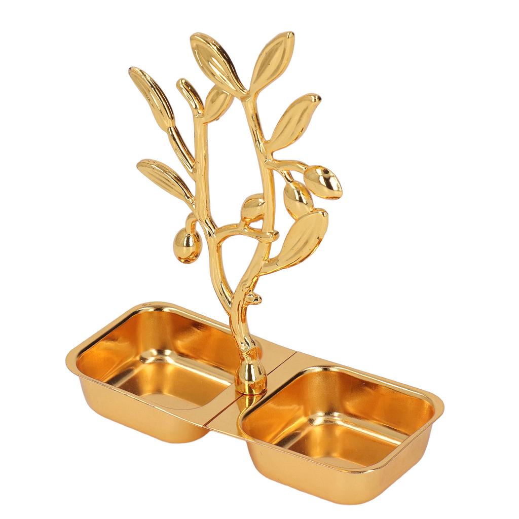 Gold Serving Tray Nordic Style Stainless Steel Snack Tray Candies Plate for Desks Parties Wedding