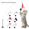 Cat Teaser Toy Attractive Pet Kitten High Rebound Interactive Toy Teaser Stick for Daily Use
