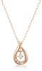 K18 Pink Gold Necklace [Yondo Sea] 4℃ 11173-112-3104-00-00 Women's