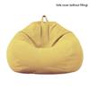 Trendy Unisex Living Room Beanbags Lounger Lazy Sofa Bean Bag Cover Indoor Seat Bean Bag For Adults Kids(No Filling) Without Filler Large Sofa Cover