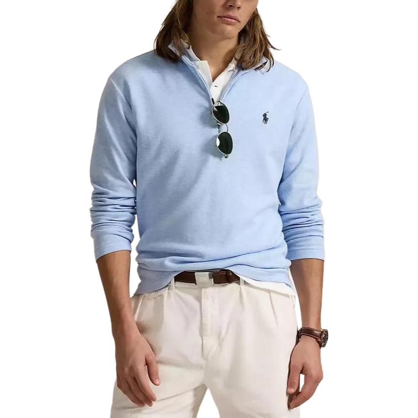 Свитшот с вышивкой и жаккардовым узором с высоким воротником Polo Ralph Lauren для мужчин 710964531-003
