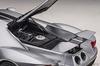 AUTOart 1/12 Scale Ford GT 2017 Metallic Silver/Black Stripes Finished Product 12108