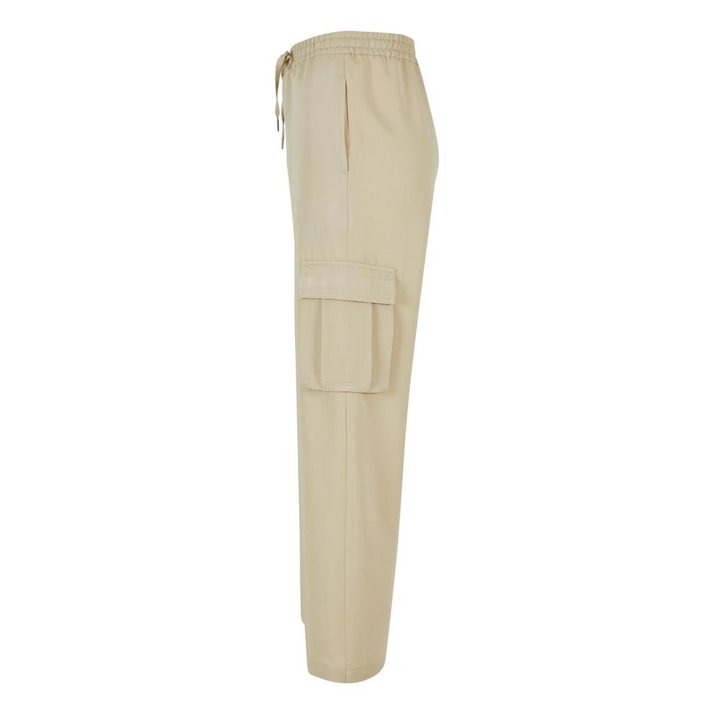 Urban Classics Womens/Ladies Viscose Straight Leg Cargo Trousers