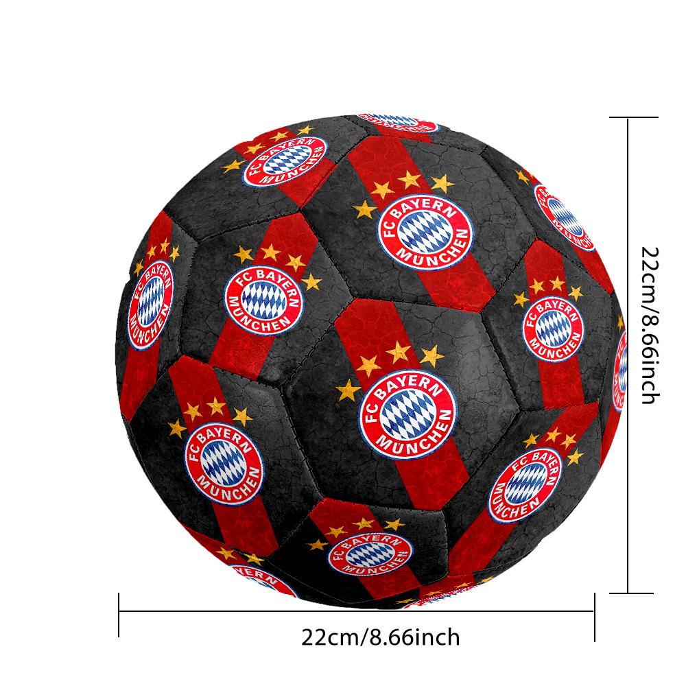Fc Bayern München Size 5 Soccer Football Machine Sewn Indoor/Outdoor Training and Matches perfect gift for sports enthusiasts