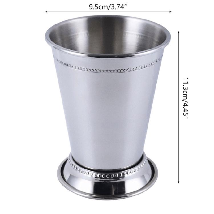 Стальная кружка для Moscow Mule, стакан для коктейлей, классические стаканы Mints Julep Cups