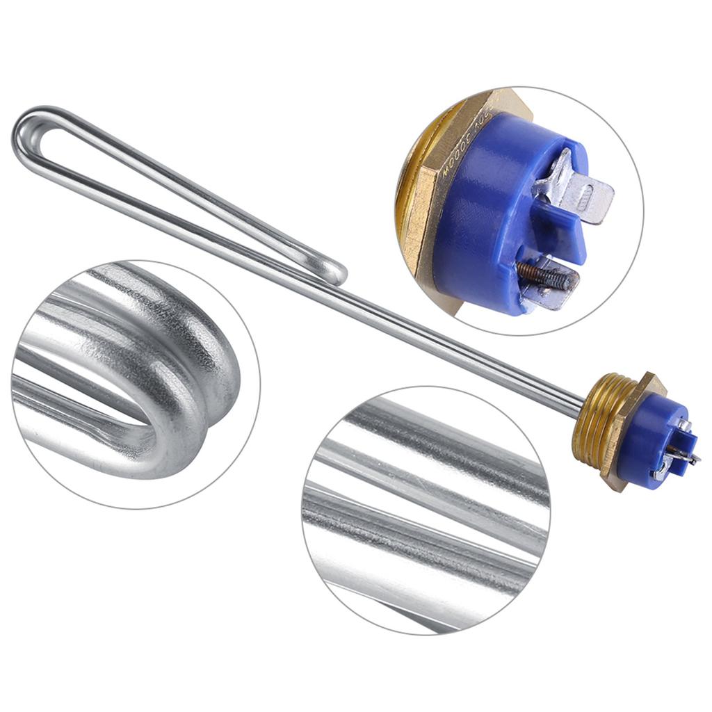 220V 3000W Stainless Steel Electric Immersion Heater Tube Water Heating Element