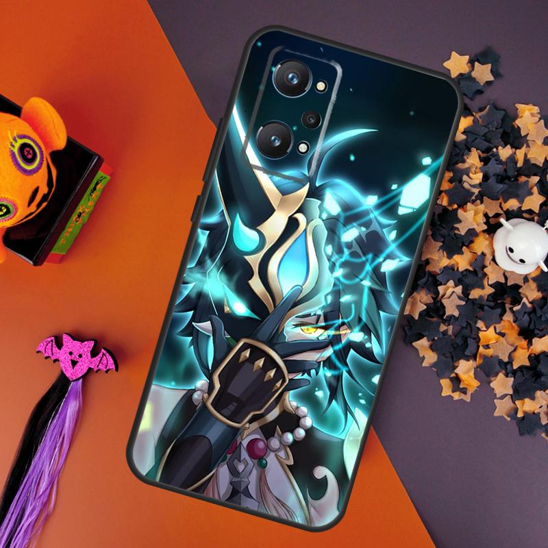 Чехол Xiao Genshin impact Для Realme GT Neo 5 3 2 C55 C35 C33 C31 C30 C25 C21Y C15 C11 Realme 10 8 9 11 Pro Plus