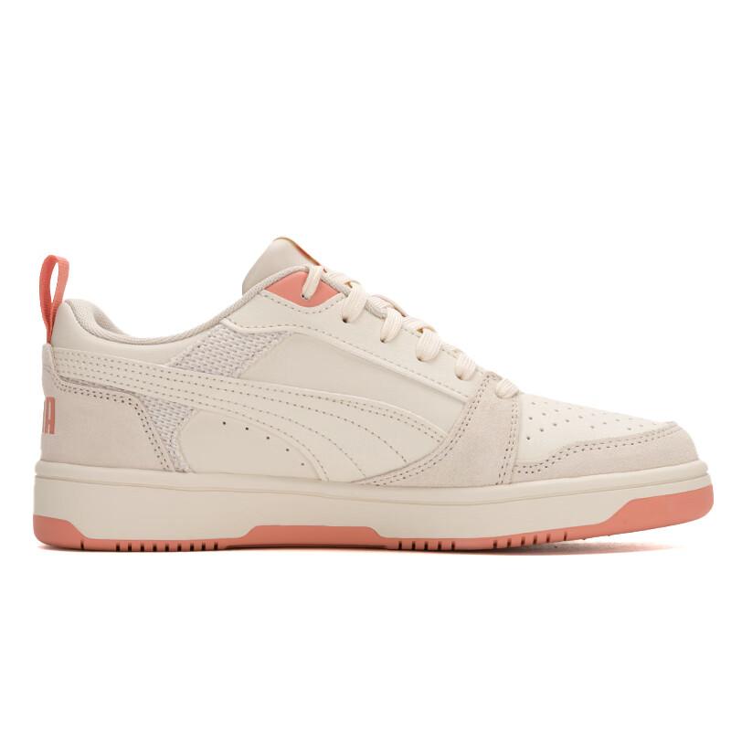 Puma Rebound V6 Low Coquette - Alpine Snow Deeva Peach Women Sneakers Cream 397567-01