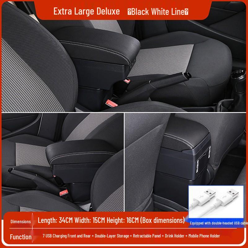 Подлокотник-бокс для Suzuki CELERIO: Центральная консоль для хранения и подлокотник