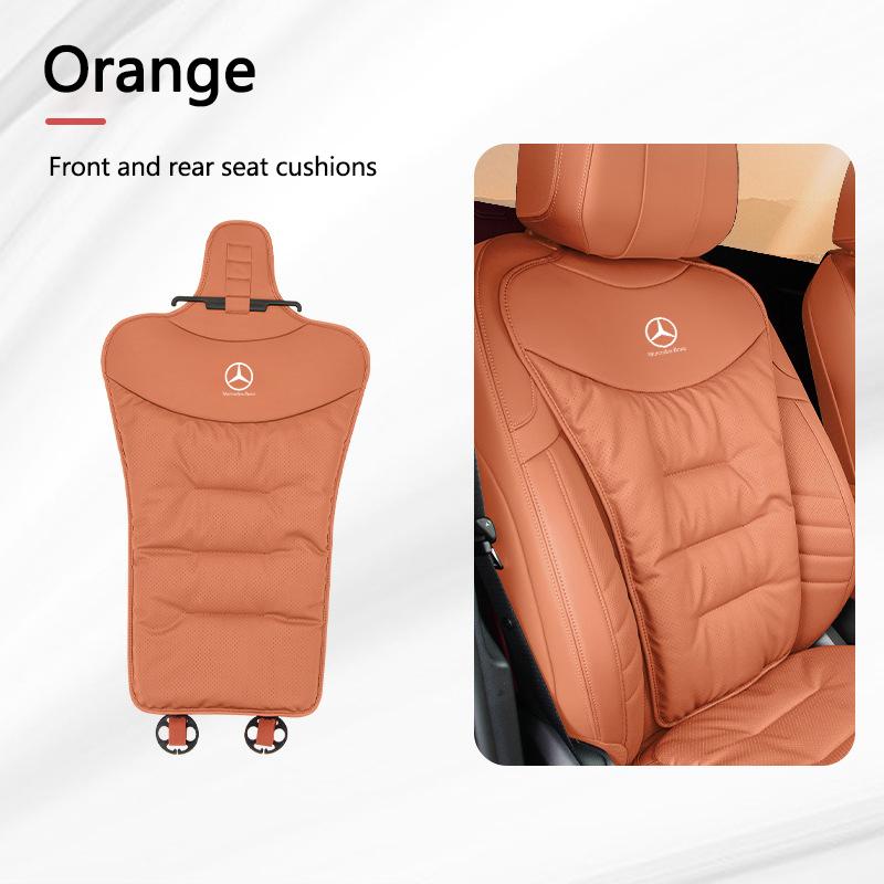 XKJ1 Car Breathable Seat Plush Cushion Velvet Pad Rear Seat Cover For Mercedes Benz GLC CLE CLA GLB GLS W177 W205 W213 W222 Stickers