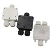 Ip68 3 Way Waterproof Junction Box Electrical Cable Wire Connectors 24A 450V External Electrical Junction Box