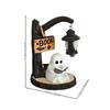 Hand-Painted Halloween Lamp Cell Battery Operated Desktop Ornament Light  Book Club Gift