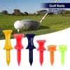 100Pcs 24/31/37/43/51MM Golf Tee Sharp Tip Plastic Golf Ball Holder Golf Training Aid Spike Kit Golf Accessories Golfer Gifts