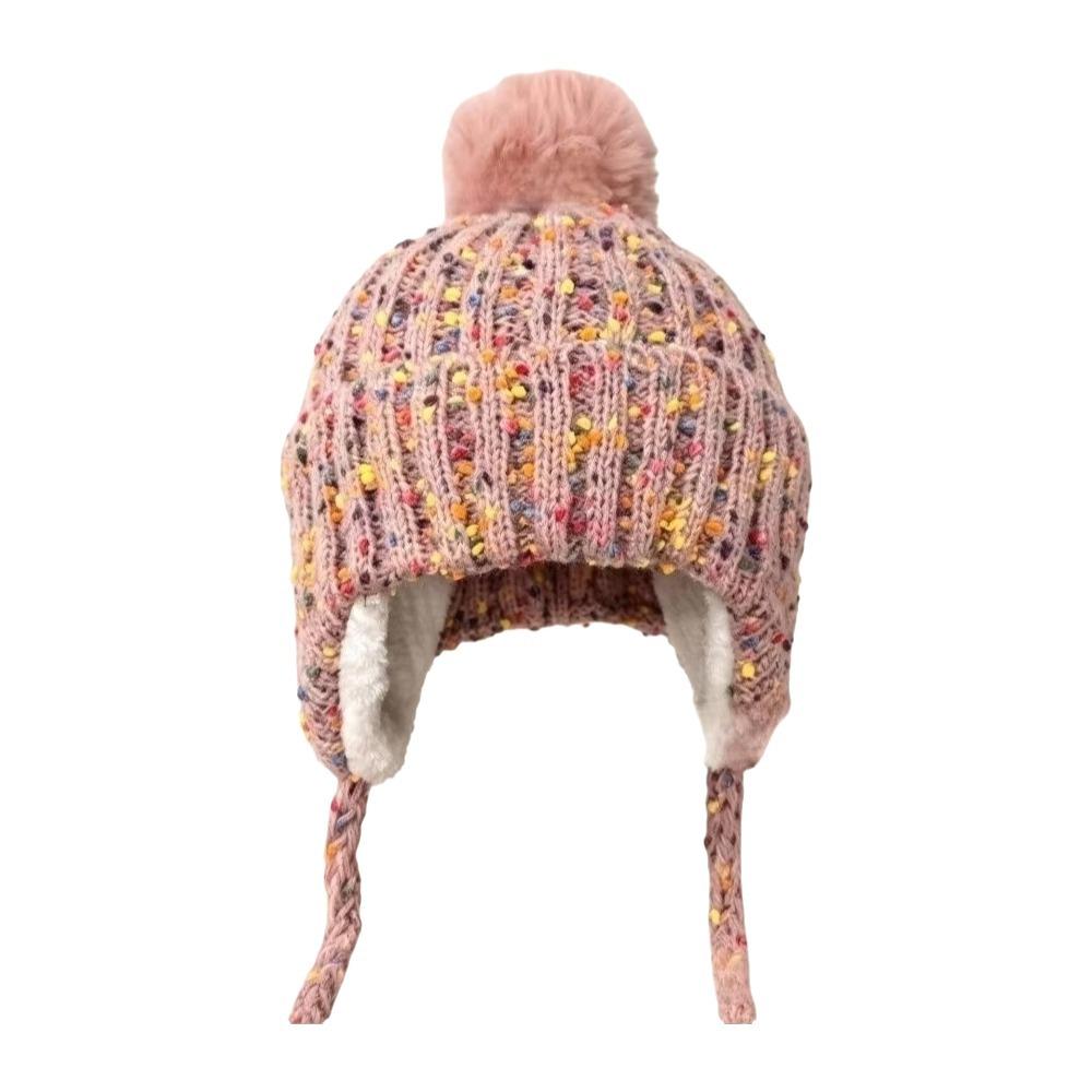 Warm Knitted Beanies Hat Printed Lei Feng Hat Cute Ear Protection Hat Outdoor