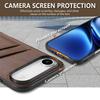 AZNS K1 Series For iPhone Air Case Calf Texture Anti-Drop PU+TPU Phone Cover