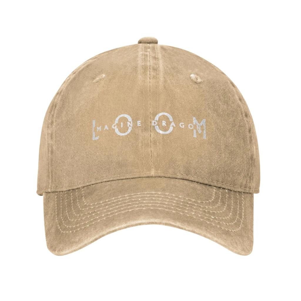Vintage Imagine Dragons Loom Album Baseball Caps for Unisex Women Distressed Denim Snapback Hat Band Music Outdoor Adjustable Hats