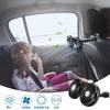 nediea Car USB Car Fan for Back Seat Adjustable 3 Airflow 180cm USB Extension Low Air Reduces Easy Perfect for Summer or Car Camping Fan, Type-C, 10W,