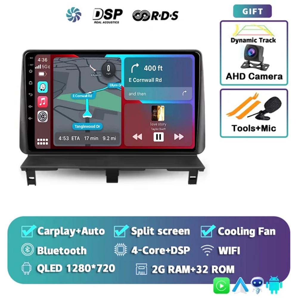 Автомобильное радио Carplay для Peugeot Partner 1 2002-2008 Partner Origin 1 2008-2011 GPS Android Auto Multimedia No 2Din Player Stereo