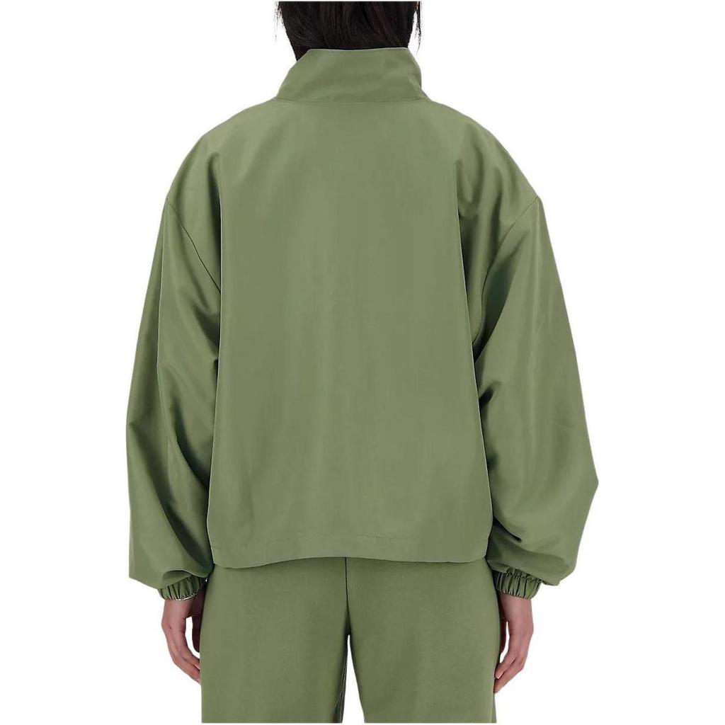 New Balance Спортивная базовая куртка оверсайз Куртки и пальто Женская Зеленая WJ41500-DEK