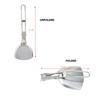Camping Cooking Utensils Outdoor Foldable Stainless Steel Picnic Cookware Spatula Camping Supplies
