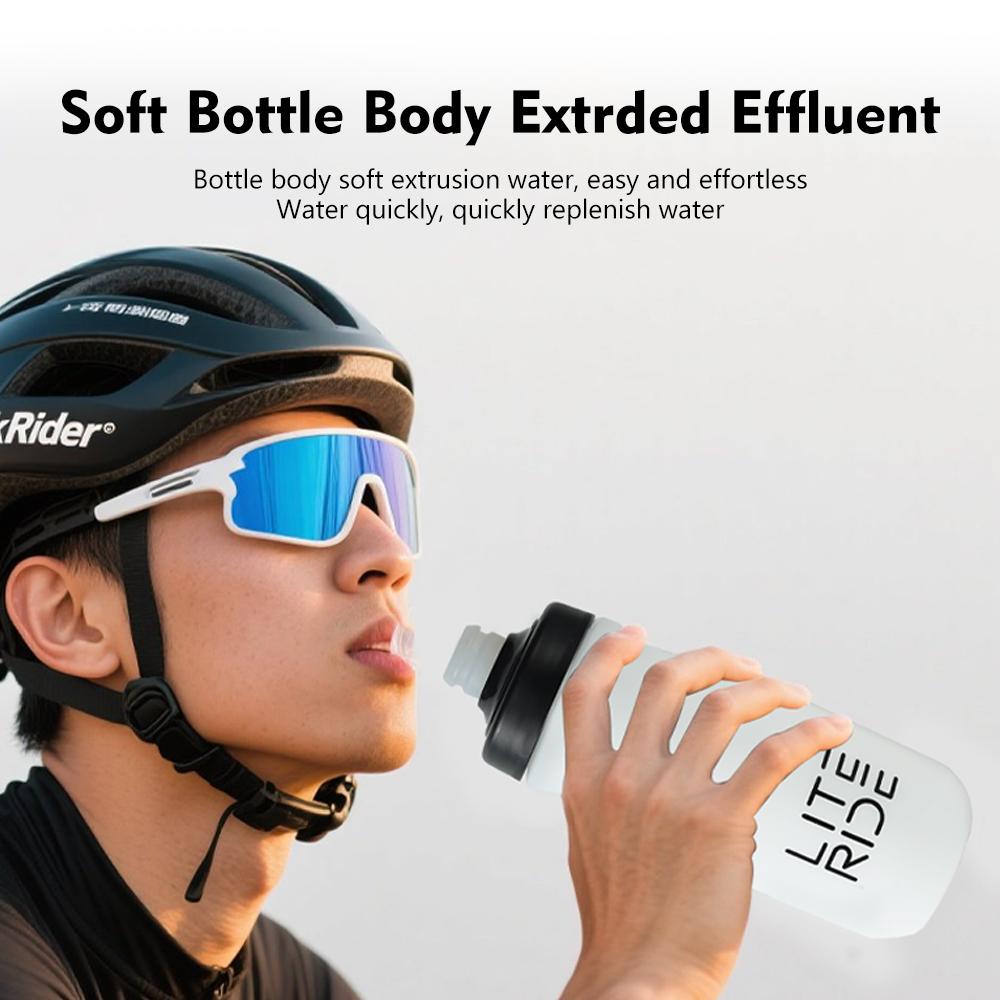 LITERIDE Bicycle Water Bottle 610/710ML PP Sports Cup Cycling Kettle Outdoor Camping Hiking Squeeze Bike Cup