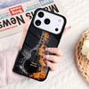 Music Flames Bass Guitar Phone Case For IPhone 17 16e 15 14 13 12 11 Pro Max Air Mini Soft Protective Cover