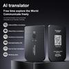 A18 BT5.0 AI Магнитный Переводчик Перезаряжаемый Ультратонкий Переводчик в Реальном Времени Одновременный 138 Языков для Деловых Встреч