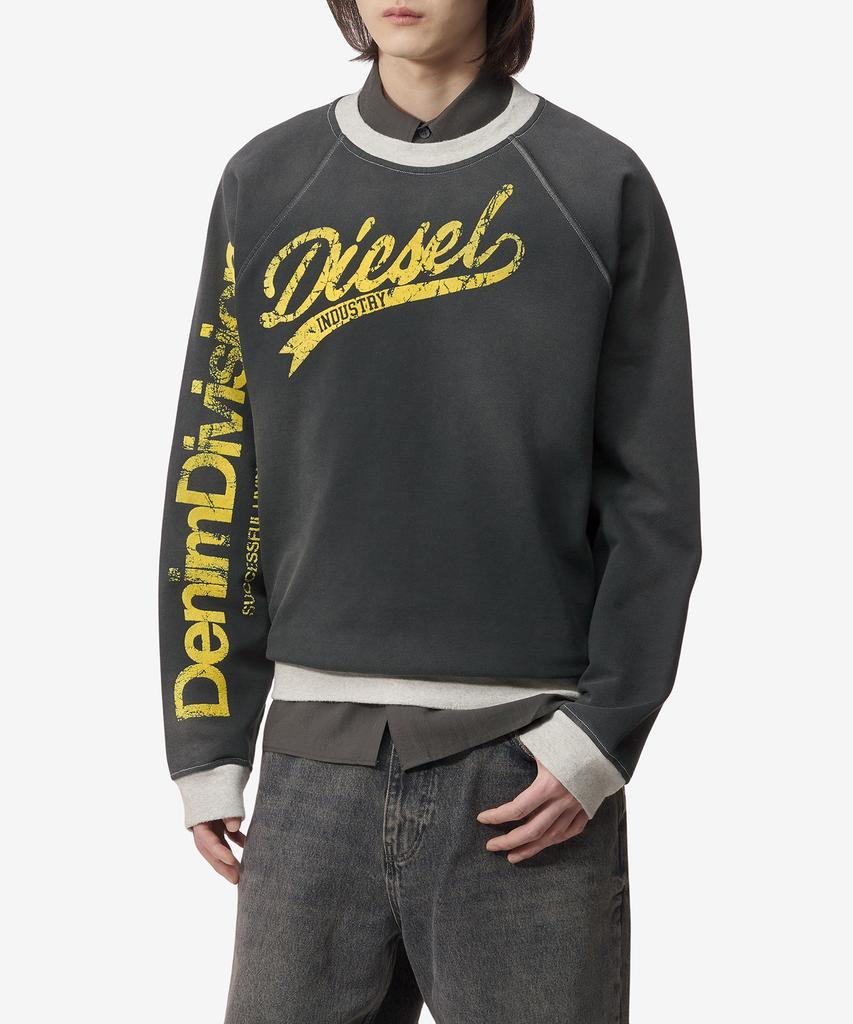 DIESEL S Rockst Sweatshirt - Black / A129020Clad9Xx