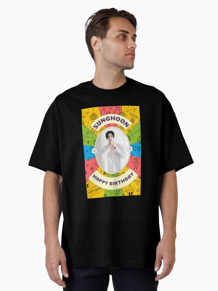 ENHYPEN SUNGHOON birthday (KPOP) Oversized Unisex T-Shirt