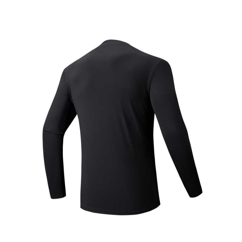 Anta Variety Training Collection Long Sleeved Knitwear Men's Basic Black 152547401R-3