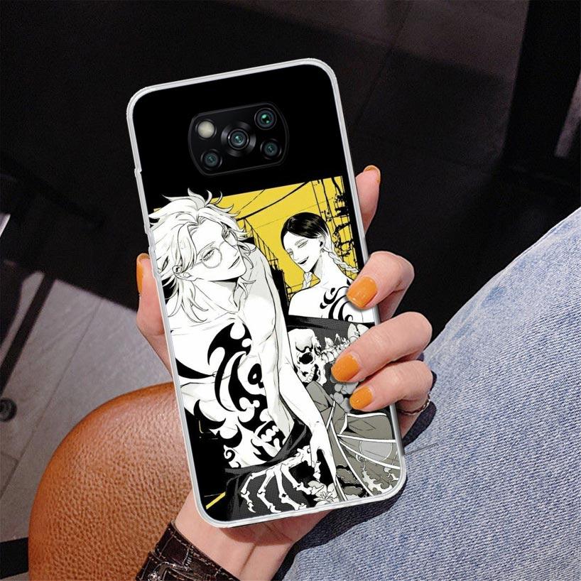 Ran Haitani Rindou Tokyo Aevengers Phone Case For Xiaomi Poco X7 X6 X5 Pro F7 Ultra Redmi 15C 15 13C 13 12C 12 10 10A 10C 9 9A 9
