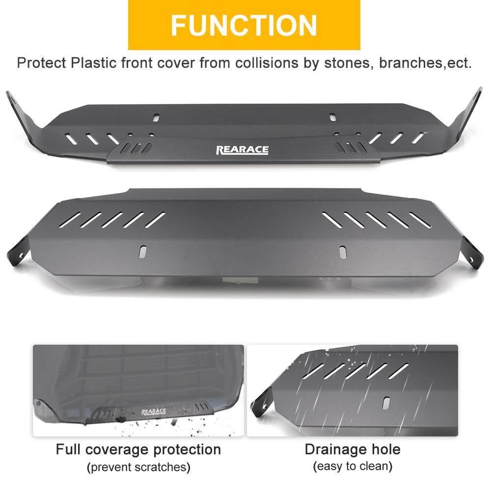 Fit For Can-Am Ryker 600 / 900 Rally Sport 2019 2020 2021 UTV Lower Protector ATV Front Aluminum Radiator Protector Skid Plate