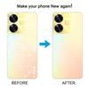 Original Battery Back Cover for Realme C55 with Camera Lens Cover Phone Rear Housing Replacement