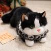 Мягкие игрушки-кошки с озвучкой, пушистая модель имитации котенка, милая реалистичная кукла-кошка для детей